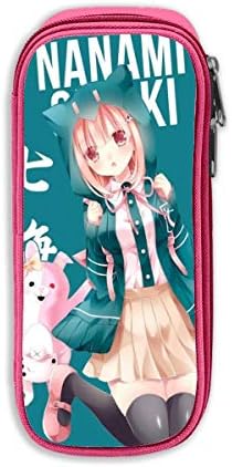 Blackpencilcase Danganronpa Homecube Pencil Case Big Pencil Bag Makeup Pen Pouch Durable Students Stationery with Double Zipper Pen Holder for School/Office