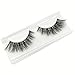 LASHVIEW 3D False Eyelashes Soft Black Handmade Natural Look Eye Lashes Fake Eyelashes 3 Pairs (033)