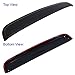 Universal 1062 mm / 42 in Sun/Moon Roof Sunroof Moonroof Shade Guard Dark Smoke Tint Rain Vent Wind Deflector Auto Visor