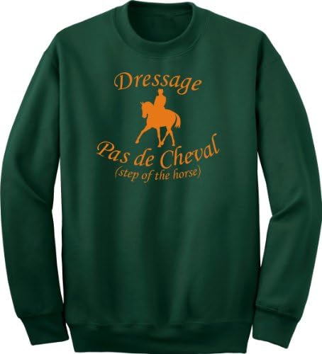 Dressage Pas de Cheval The Horse Step Forest Green Sweatshirt