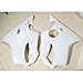 XFMT Motorcycle White Unpainted ABS Plastic Fairing Cowl Bodywork Set Compatible with Honda CBR600F4I CBR 600 F4I 2001 2002 2003