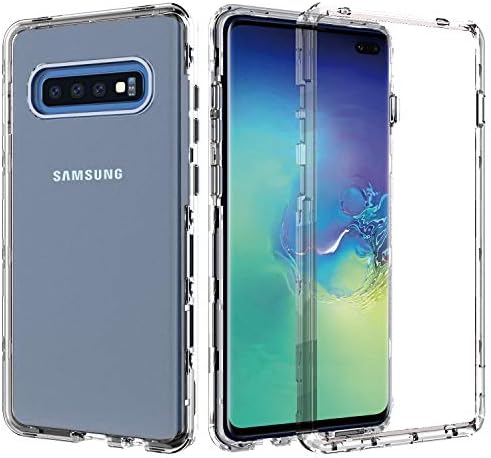 Galaxy S10 Plus Crystal Clear Case, Full Body with Screen Protector Heavy Duty Protection Shockproof Rugged Cover for Samsung Galaxy S10+ 6.4 inch (2019)
