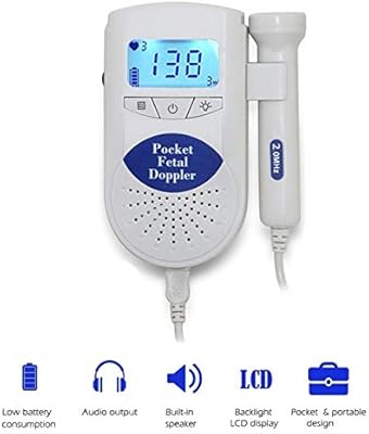 Mobiclinic QE-00024/04 - Doppler detector fetal de bolsillo con ...