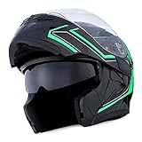 1Storm Motorcycle Modular Full Face Helmet Flip up