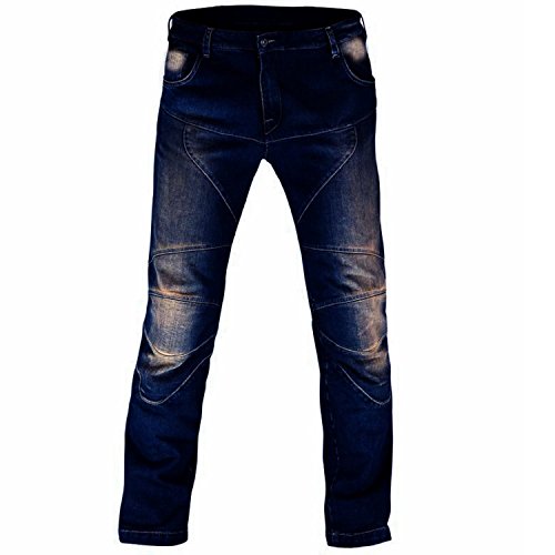 Juicy Trendz Mens Motorbike Motorcycle Biker Trousers Pants Jeans with Protective Lining W34-L30