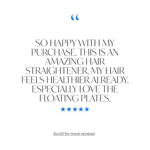 CLOUD NINE The Touch Iron Hair Straightener | Variable Temperature Control Quick Heat Touch Technology Ceramic Floating Plates Spring Flex Styling