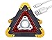 YSSAIL LED Work Lights and Road Flares Emergency Lights, Outdoor Camping Lights Solar/USB Rechargeable COB Warning Light with Power Bank and Emergency SOS Mode for Car Repairing/Camping Hiking etc.