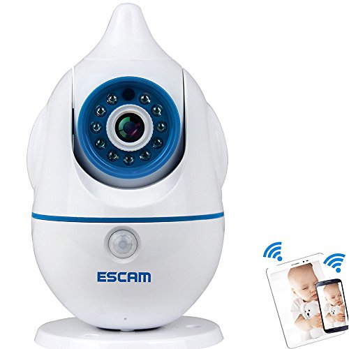 Baby Monitor, Twinbuys QF521 IP Camera HDMI 1080P P2P Wirless Wifi Home Security Dome Camera Baby Monitor Support 128GB TF Card P2P Night Version Humidity Temperature Control Sing Storyteller