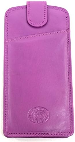 Mens / Ladies / Womens Soft Leather Slim Glasses Case / Pouch