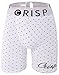 Mens Crisp Boxers Dots Underwear Briefs White