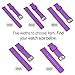 GadgetWraps Silicone Watch Band Strap with Quick Release Pins Compatible with Gizmo Watch, Samsung, Pebble Pastel Purple, 20mm Quick Release