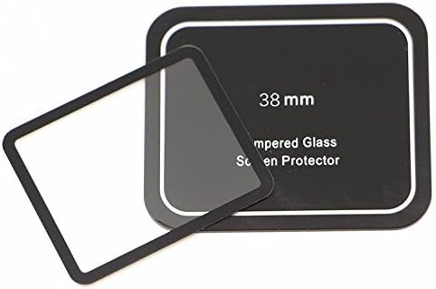 LikeItY Apple Watch Screen Protector 42mm - Tempered Glass Screen Protector for Apple Watch Series 3/2/1 [Cover Flat Area Only][Anti-Fingerprint][Anti-Bubble]