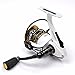 LONPAR Spinning Fishing Reel Double Worm Shafts 9+1 BB Lightweight Smooth Drag up To 33 Lbs/15 Kg Two Spools Included Selectable Anti-Reverse Right/Left Handle Fishing Reel for Saltwater or Freshwater