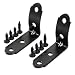 Glove Box RePair Kit for 2001-2008 Compatible with Audi A4 B6 B7 S4 RS4 8E Black Replacement DIY Compartment Lid Hinge Kit Bracket Fix