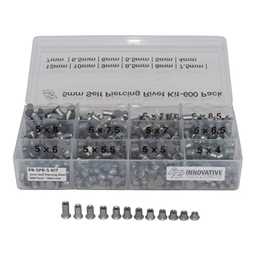 Innovative Tools & Supplies SelfPiercing Rivets 5mm Assorted Size Kit