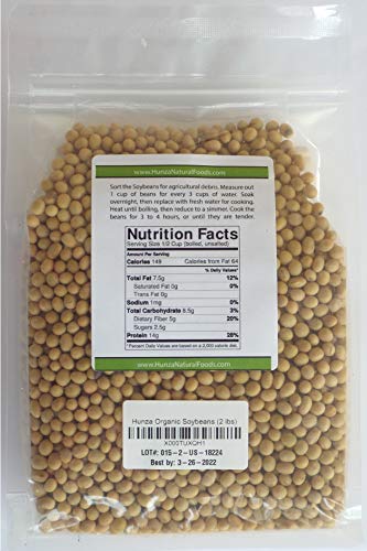 Hunza Organic Soybeans (2 lbs)