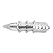 HuaYang Lady Men Punk Full Finger Joint Armor Knuckle Huge Robot Metal Armoring Ring(Silver)