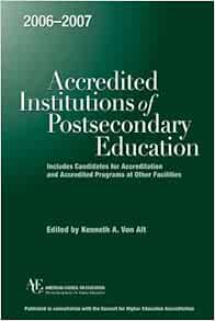 accredited institutions postsecondary candidates accreditation