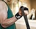 ProFitness Workout Gloves with Straps Best Workout Gloves for Weight Lifting, Gym Workouts (Black, Large)