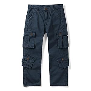 Aeslech Cargobroek voor jongens, 8 zakken, casual wandelbroek