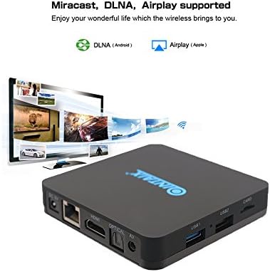 QINTAIX Q28 Android 7.1 TV box Rockchip RK3228 2G+8G Quad Core 4K HDR USB 3.0 TV Box Streaming Media Player
