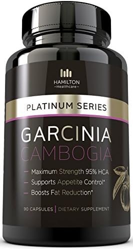 Hamilton Healthcare Platinum Series Garcinia Cambogia Extract Weight Loss Supplement with HCA (90 Pills) by Hamilton Healthcare