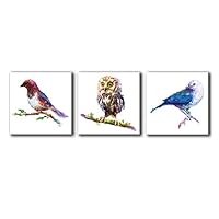signwin-3 Piece Canvas Wall Art-Colored Animals-Canvas Prints Home Artwork Decoration for Living Room,Bedroom - 12