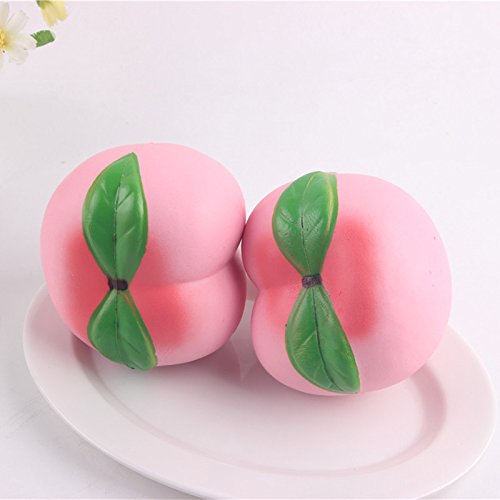 Decompression Toy Kawaii Squishy Peach ,Jumbo Peach Squishies Slow Rising