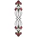 InHome NH2419 Red Hanover Stained Glass Decal, White & Off-White