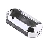 Dovewill 3 Button Remote Flip Keyless Car Key Fob Case for Fiat 500 Brava Panda Punto