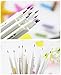 Metallic Marker Pen, Set of 10 Assorted Colour Brush Tip Markers, for Gift Card Making, DIY Photo Album