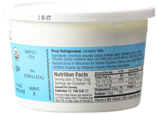 Kalona Super Natural Organic Sour Cream, 16 oz - Thumbnail 4