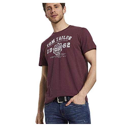 TOM-TAILOR-Herren-Casual-Logo-T-Shirt