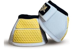 RS Premium Horses Bell Boots | Prevent Horses from Injury | Professional Bell Boots for Horses with Superb Protection, Durability, Comfort, Relaxable & Lightweight | Easily Remove mud & dust