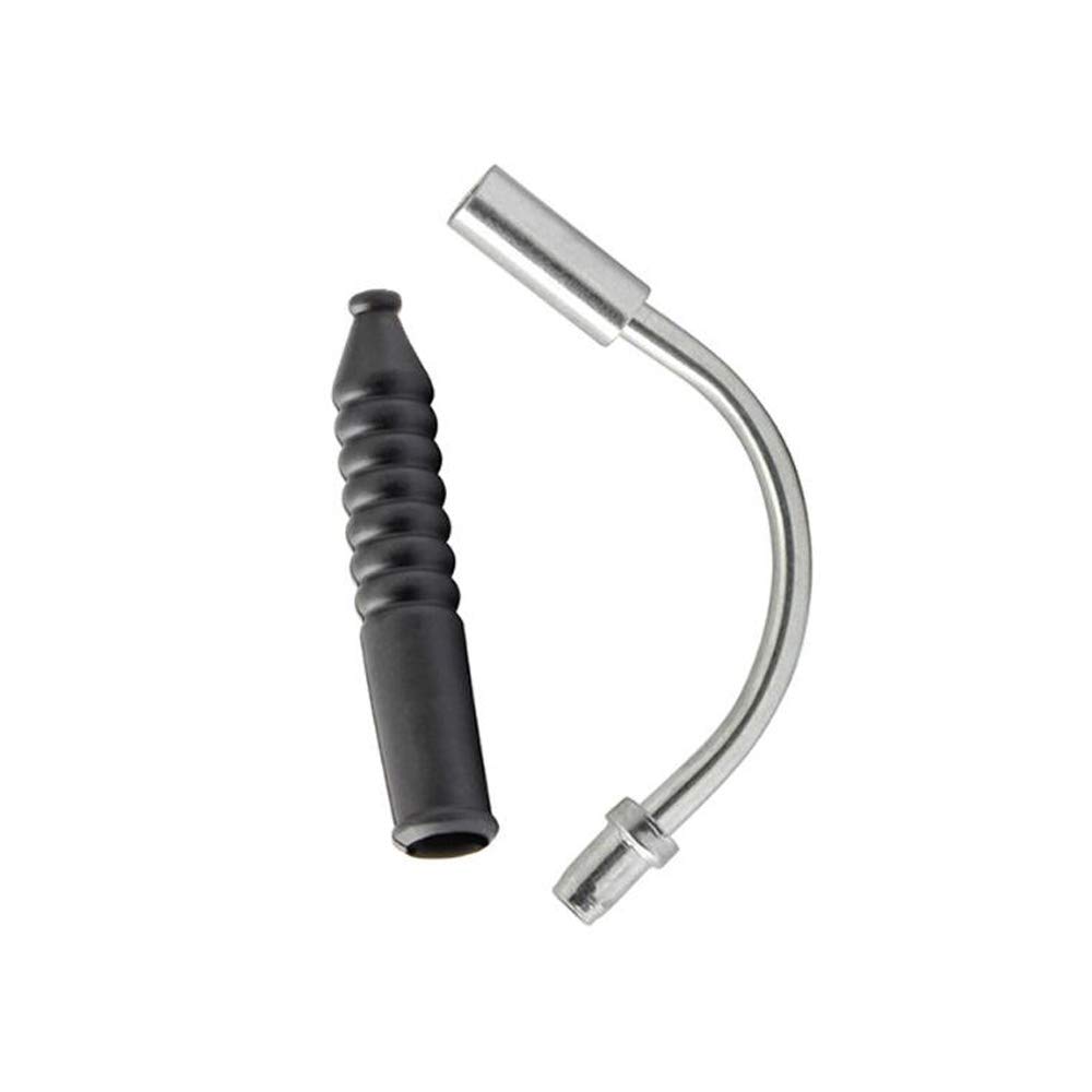 VOANZO 10 Sets Bike V 110° Bend Brake Noodle Cable Guide Bike Brake Pipe with Dustproof Rubber Boots for Mountain Bicycle Bike Accessories