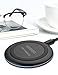 Fast Wireless Charger [With Type C Cable], ROOROO Fast Wireless Charge Charging Pad for Samsung Galaxy S8,S8 Plus,S7,S7 Edge,Note 5 [No AC Adapter][Ultra Slim][Sleep-friendly,Smart Lighting Sensor]
