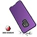 Galaxy S9 Case,SKYLMW Three Layer Full Body Heavy Duty Hybrid Sturdy Anti-Shock Cover High Impact Resistant Protective Case for Samsung Galaxy S9 2018 Purple