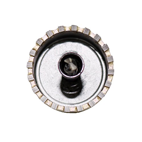 Meccion TCT Carbide Tips Metal Hole Saw Drill Bit, 3/8 Inch Shank Heavy Duty Multi-tooth Cutter for Sheet Metal, Alloy, Stainless Steel, iron, Wood (1-1/4"(32mm))