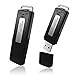 Portable Recorder, Digital Voice Recorder, Dictaphone, FlatLED Digital Audio Voice Recorder USB Pen Drive 150 Hours (16GB)