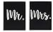 Honeymoon Travel Gifts Mr & Mrs Newlywed Passport Holder Travel Honeymoon Gifts for Bride and Groom Travel Gifts Laser Engraved Leatherette Passport Holder Black