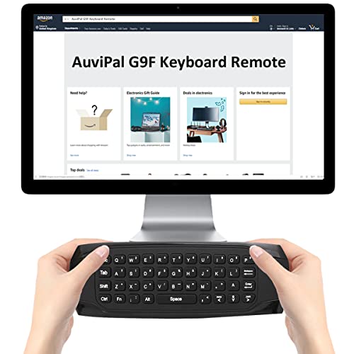 AuviPal G9F Backlit Mini Bluetooth Keyboard, Replacement Remote Control