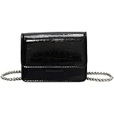 Metallic Evening Mini Silver Purse, Crossbody Bags for Women Y2K Glitter Clutch Handbag for Nightclub Parties