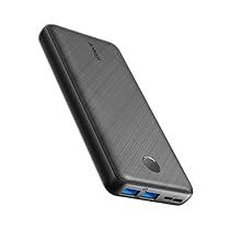 Anker PowerCore Essential 20000 Portable Charger, 20000mAh Power Bank with PowerIQ Technology and USB-C Input, High-Capacity External Battery Compatible with iPhone, Samsung, iPad, and More.