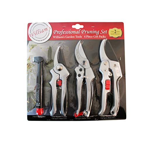 William’s Garden Tools 4 Piece Professional Pruning Set
