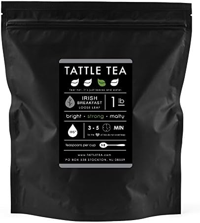 Tattle Tea Black Tea Blend, Irish Breakfast, 1 Pound