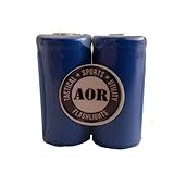 AOR Power 16340 Rechargeable Battery, LR123A, CR123A 123A LR123A 16340, 3.7V Ultra-Fire Li ion Battery Rechargeable 3.7V 1000mAh Rechargeable Batteries -- Don't Wait a Month From China. US Seller - Buy Confidently