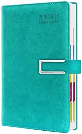 EEUK A5 Academic/Family Diary, Work Notes, Back Phone/File Pocket, Organization Plan, Day/Week/Month/Year Plan, Blood Pressure Management/Curve/Square Page, 2019