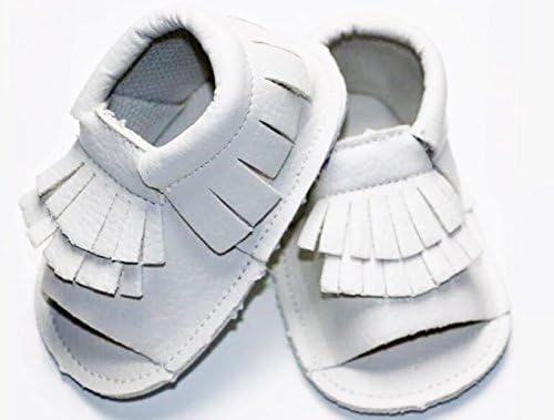 Royal Cutie Baby Sandal Moccasins Crib Shoes First Walkers - White