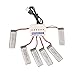 YouCute 6PCS 500mah Upgrade Battery and 1to6 Charger for JJRC H37 EACHINE E50 E50S UDI U28W Rc Quadcopter Drone Spare Parts (6PCS 500mAh Batteries +Charger)