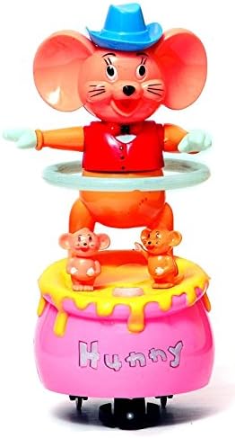 Softa Mouse Turn Hula Hoop With Light Music and Beautiful Light